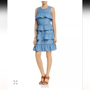 MICHAEL Michael Kors Blue Layered Mini Dress